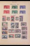 1937 - 1967 STAMP HOARDERS COLLECTION  Of Mint & Used Stamps Arranged On Various Home-made Album Pages Includes A Strong - Ceylan (...-1947)