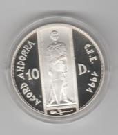 ANDORRA 1 MONEDA DE PLATA Nº 83  TIRADA 25000.  SERVEI D'EMISSIÓNS  (E.M. - Andorre