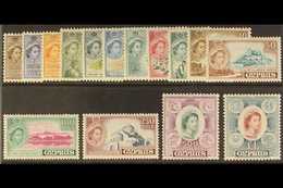 1955-60  Definitives Complete Set, SG 173/87, Never Hinged Mint. (15 Stamps) For More Images, Please Visit Http://www.sa - Altri & Non Classificati