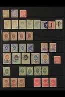 LOCAL POST STAMPS - AALBORG  1884-91 USED COLLECTION On Stock Pages With A Useful Range To 50ore, Mostly Violet Cancels  - Andere & Zonder Classificatie