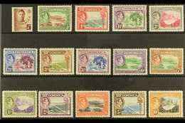 1938-47  Pictorial Definitive Set, SG 99/109a, Never Hinged Mint (15 Stamps) For More Images, Please Visit Http://www.sa - Dominique (...-1978)