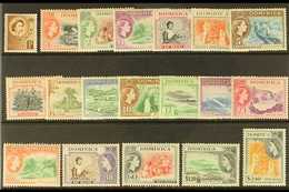 1954-62  Pictorial Definitive Set, SG 140/58, Never Hinged Mint (19 Stamps) For More Images, Please Visit Http://www.san - Dominica (...-1978)