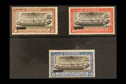1926  Inauguration Of Port Fuad 5m, 10m And 15m, SG 141/43, Fine Mint. (3 Stamps) For More Images, Please Visit Http://w - Autres & Non Classés