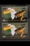 2004  30p Telecom Africa Fair & Conference, BLACK PRINTED DOUBLE, In A Pair, SG 2350, Never Hinged Mint. For More Images - Other & Unclassified