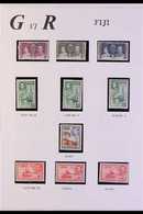 1937-51 FINE MINT COLLECTION  An Attractive All Different Collection On Pages, Includes 1938-55 Definitives Complete Bas - Fidschi-Inseln (...-1970)