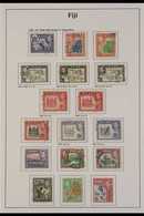 1938-55 KGVI FINE USED COLLECTION.  A Neatly Presented Fine Used Collection That Includes The 1938-55 Pictorial Definiti - Fiji (...-1970)