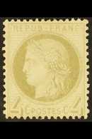 1871-76  4c Grey Ceres (SG 189, Yvert 52), Mint Small Part Gum, Very Fresh, Cat £500. For More Images, Please Visit Http - Other & Unclassified