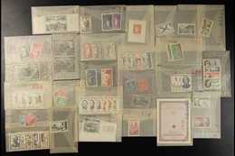 1930-1960  SMALL PACKET HOARD.  Mostly Never Hinged Mint Mainly All Different Stamps In Glassine Packets, Includes 1930  - Other & Unclassified