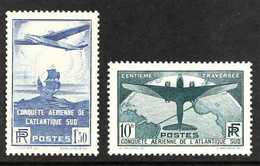 1936  South America Flight Set (Yvert 320/21, SG 553/54, Scott C16/17), Superb Never Hinged Mint. (2 Stamps) For More Im - Andere & Zonder Classificatie