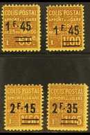 PARCEL POST  1928-29 'Apport A La Gare' Surcharges Complete Set, Yvert 88/90, Never Hinged Mint, Fresh. (4 Stamps) For M - Otros & Sin Clasificación