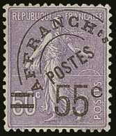 PRECANCELS (PREOBLITERES)  1922-47 55c On 60c Violet, Yvert 47, Never Hinged Mint For More Images, Please Visit Http://w - Andere & Zonder Classificatie