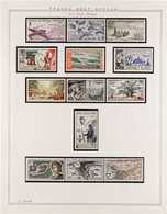 FRENCH WEST AFRICA  1944-1959 NEVER HINGED MINT All Different Collection On Album Pages. From 1944 Surcharges On Maurita - Andere & Zonder Classificatie