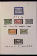 MOROCCO  1917 IMPERF DIE PROOF By Mignon Of The "Fez" Definitive Design, Printed In Blue On Ungummed Paper With Wide Bor - Otros & Sin Clasificación