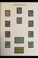 ST PIERRE ET MIQUELON  1891-1912 Fine Mint And Used Collection On Album Pages, Includes 1891 (diagonal Opts In Red) 1c,  - Autres & Non Classés