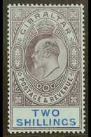 1906-11  2s Purple And Bright Blue On Blue, SG 72, Very Fine Mint. For More Images, Please Visit Http://www.sandafayre.c - Gibilterra