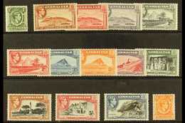 1938-51  Complete Definitive Set, SG 121/131, Very Fine Mint. (14 Stamps) For More Images, Please Visit Http://www.sanda - Gibilterra