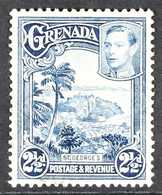 1938  2½d Bright Blue, Geo VI "St George's", Perf 12½x13½, SG 157a, Very Fine Used. For More Images, Please Visit Http:/ - Grenade (...-1974)