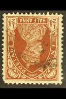 1937-40  ½a Red-brown WATERMARK INVERTED Variety, SG 248w, Used, A Few Short Perfs, Cat £250. For More Images, Please Vi - Otros & Sin Clasificación