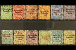 1922-23  Set To 1s, SG 52/63, Fine Cds Used. (12) For More Images, Please Visit Http://www.sandafayre.com/itemdetails.as - Other & Unclassified