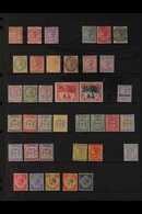 1870-1935 MINT COLLECTION  ALL DIFFERENT - We See 1870-83 Wmk Crown CC ½d, 2d & 6d, 1883-97 Wmk Crown CA Most Values To  - Jamaïque (...-1961)