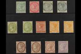 1883-97 FINE MINT GROUP  On A Stock Card, Includes 1883-97 ½d, 1d Rose, 2d Grey, 2d Slate, 3d (x2 Shades), 4d, 6d (x2 Sh - Giamaica (...-1961)