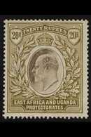 1904-07  20r Grey And Stone KEVII, SG 32, Fine Mint, Fresh & Scarce. For More Images, Please Visit Http://www.sandafayre - Vide