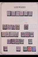 1891 - 1953 LOVELY MINT ONLY COLLECTION  Fresh And Attractive Mint Collection In Mounts On Printed Pages With Many Compl - Leeward  Islands