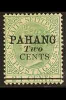 PAHANG  1891 2c On 24c Green, SG 7, Very Fine And Fresh Mint. For More Images, Please Visit Http://www.sandafayre.com/it - Autres & Non Classés