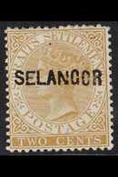 SELANGOR  1881 2c Brown, Wmk CC, Overprinted, SG 6, "SEL And N Wide", Fresh Mint. For More Images, Please Visit Http://w - Andere & Zonder Classificatie