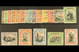 1928  "Postage And Revenue" Overprints Complete Definitive Set, SG 174/192, Very Fine Mint, Only Very Lightly Hinged. (1 - Malte (...-1964)