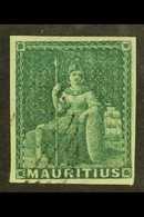 1858  (4d) Green, SG 27, Superb Used With Wide Even Margins Lovely Rich Color And Light Cancel. A Gem! For More Images,  - Mauritius (...-1967)