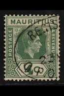 1938  4c Dull Green, Variety "Open C", SG 254ba, Fine Used. For More Images, Please Visit Http://www.sandafayre.com/item - Maurice (...-1967)