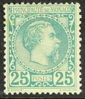 1885  25c Blue-green, SG 6, Yvert 6, Fine Mint With Good Colour. Cat €1000+ For More Images, Please Visit Http://www.san - Autres & Non Classés