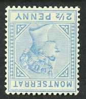 1885  2½d Ultramarine, Watermark Inverted, SG 10w, Fine Mint. For More Images, Please Visit Http://www.sandafayre.com/it - Montserrat