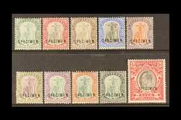 1903 - SPECIMEN  KEVII Complete Set, CA Wmk, Overprinted "SPECIMEN", SG 14s/23s, Very Fine Mint (10 Stamps) For More Ima - Montserrat