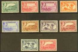 1938  Pictorials Original Set Perf 13, SG 101/110, Very Fine Mint, Fresh. (10 Stamps) For More Images, Please Visit Http - Montserrat