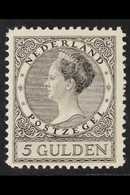 1926-30  5g Black Wilhelmina, SG 303, Very Fine Mint. For More Images, Please Visit Http://www.sandafayre.com/itemdetail - Other & Unclassified
