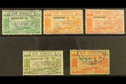 ENGLISH: 1938 POSTAGE DUE  Complete Set, SG D6/10, Fine Violet Vila Cds's, Scarce Issue. (5) For More Images, Please Vis - Altri & Non Classificati