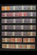 1938-52 BLACK NUMBERED COUNTER COIL PAIRS  An Impressive Never Hinged Mint Collection Of King George VI Definitives With - Other & Unclassified