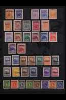 TELEGRAPHS  1891 TO 1949 MINT COLLECTION Presented On Stock Pages That Includes 1891 Black Handstamp On 1c Orange, 1891  - Nicaragua