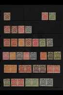 1883-99 19TH CENTURY MINT COLLECTION  On Stock Pages, Includes 1883 2c Red-brown, 4c Pink, 8c Green, 1886 ½c, 2c, 4c & 1 - Borneo Septentrional (...-1963)