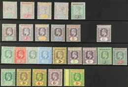 1900-1912 MINT SELECTION.  ALL DIFFERENT & Including QV Range To 1s, KEVII CA Wmk To 5d, 1905 MCA Wmk 6d, 1910 Range To  - Nigeria (...-1960)