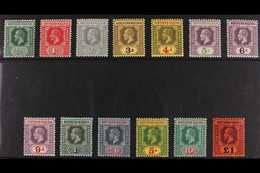 1912  KGV Complete Set, SG 40/52, Very Fine Mint, Very Fresh. (13 Stamps) For More Images, Please Visit Http://www.sanda - Nigeria (...-1960)