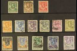 1925-29  KGV Definitives Short Set To 5s (SG 1/14). Generally Good To Fine Used. (14 Stamps) For More Images, Please Vis - Nordrhodesien (...-1963)