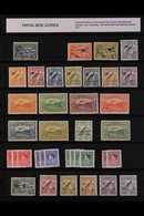 1910-2001 MINT & USED COLLECTION / ACCUMULATION  Begins With Range Of NEW GUINEA With 1939 Airmails To 4d Mint, 1931 "O  - Papoea-Nieuw-Guinea