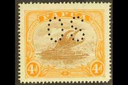 OFFICIALS  4d Light Brown & Orange, SG O51, Very Fine Mint For More Images, Please Visit Http://www.sandafayre.com/itemd - Papua-Neuguinea