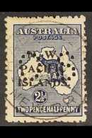 NWPI  OFFICIAL 1919-23 2½d Indigo Roo Overprint, SG O7, Used With Nice "Rabaul / New Britain" Cds Cancel, Some Shortish  - Papua-Neuguinea