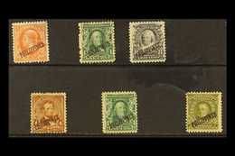 1899-1904  U S Administration "Philippines" Opt'd Mint & Used Selection On A Stock Card With Used 50c & 4c, Mint 1c's, 8 - Filippine