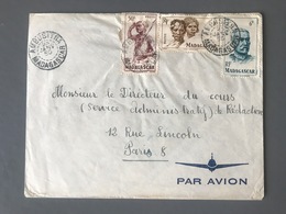 Madagascar, Lettre D'AMBUSITRA 1950 Pour Paris - (C1101) - Briefe U. Dokumente