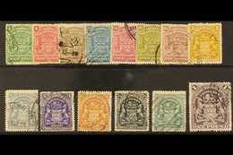 1898-1908  Arms Defins Set, SG 75/90, Good To Fine Used (14 Stamps). For More Images, Please Visit Http://www.sandafayre - Autres & Non Classés